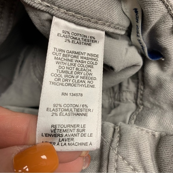 Vineyard Vines size 28 gray jeans high rise skinny no distressing - Picture 7 of 8